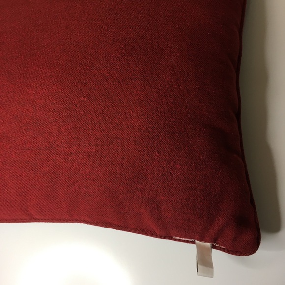 Christmas Tabby Cat Tapestry Pillow Poinsettias Holiday 16" x 16" Square Fashion - Picture 16 of 16